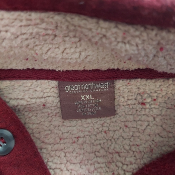 2x Great Northwest collared pullover sweatshirt - Picture 2 of 3